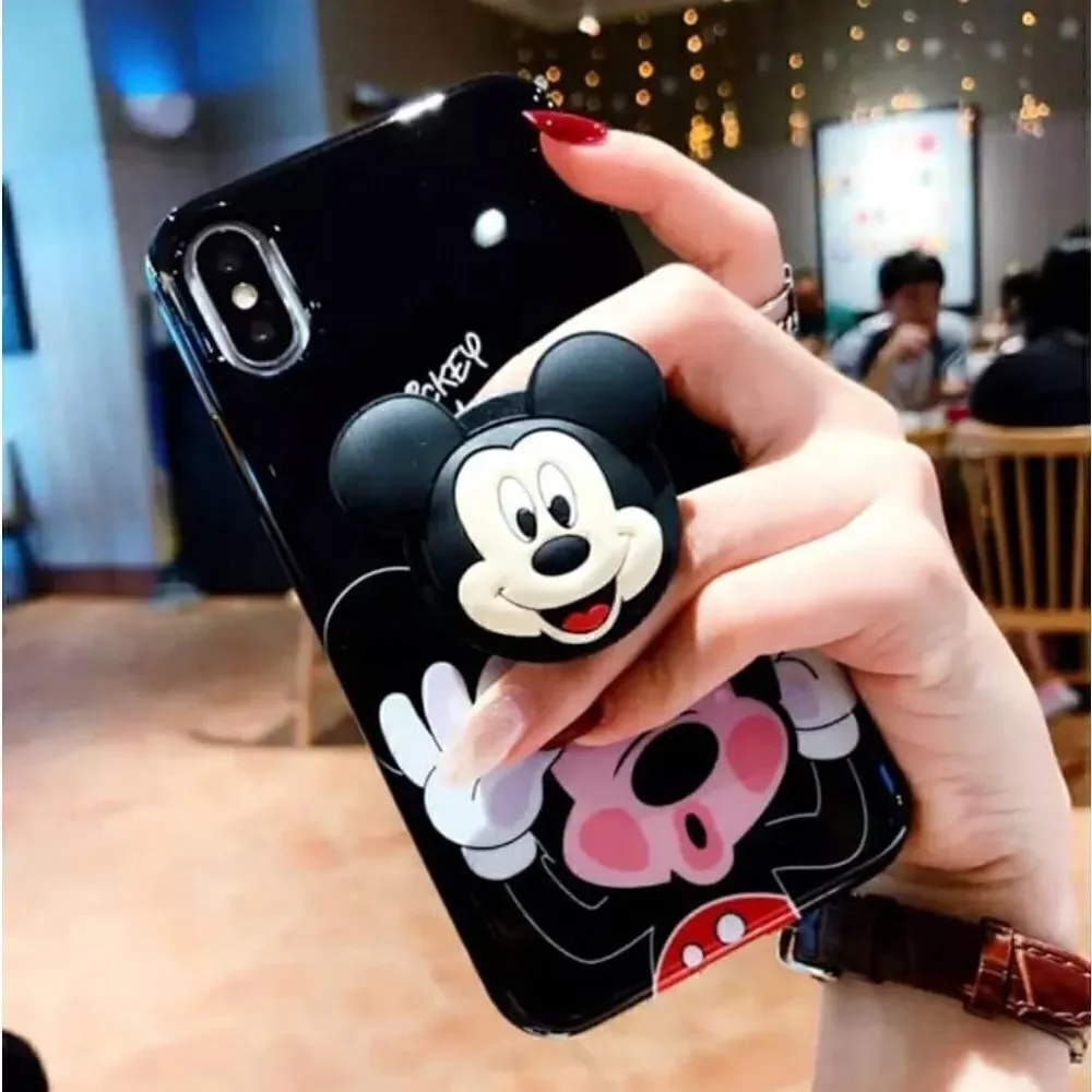 iPhone 7 cute Minnie/Mickey Mousse case with grip